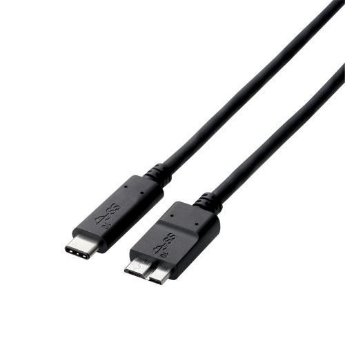 まとめ得 エレコム USB3.1ケーブル(認証品、C-microB) USB3-CMB05NBK x [2個] /l_画像1