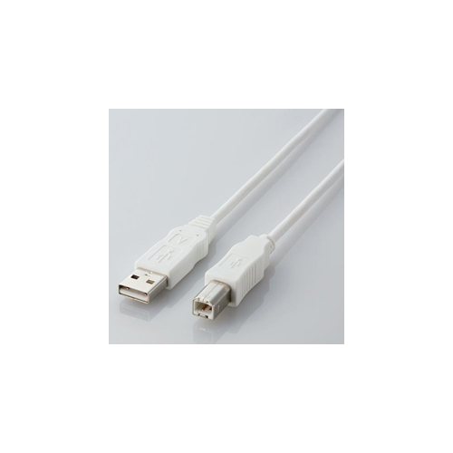 エレコム エコUSBケーブル(A-B・3m) USB2-ECO30WH /l_画像1