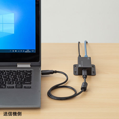 サンワサプライ USB2.0エクステンダー(2ポートハブ付き) USB-EXSET3 /l_画像6