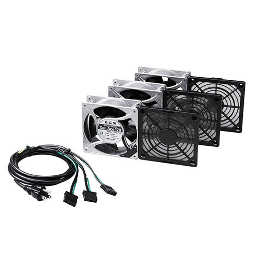 サンワサプライ 放熱ファン高速タイプt=38mm 3個セット CP-FANS38-3A /l