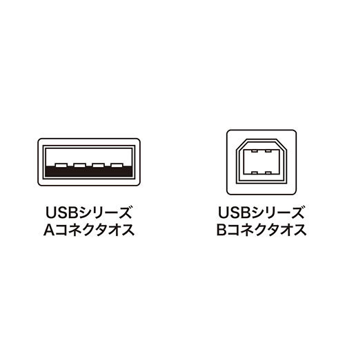 まとめ得 サンワサプライ USB2.0ケーブル KU20-4HK2 x [2個] /l_画像5