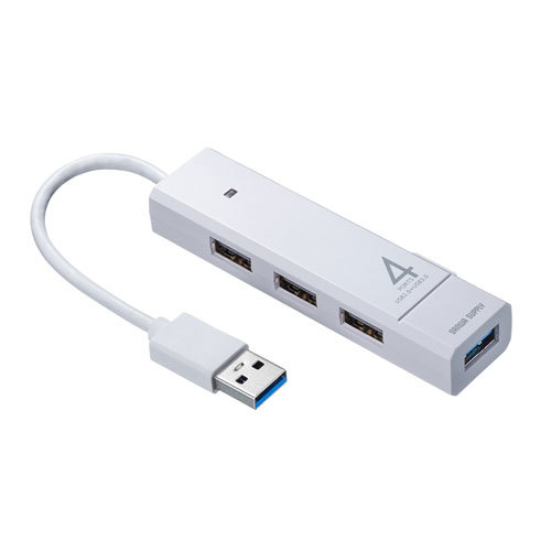まとめ得 サンワサプライ USB3.1 Gen1+USB2.0コンボハブ USB-3H421W x [2個] /l_画像1
