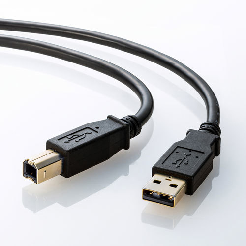 サンワサプライ USB2.0ケーブル 5m 金コネクタ KU20-5BKHK2 /l_画像4