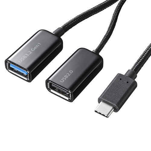 サンワサプライ USB3.2 Gen1+USB2.0 Type-Cコンボハブ(4ポート) USB-3TC436BK /l_画像6