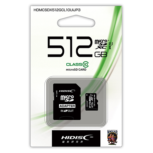 HIDISC microSDXC карта 512GB A2, V30, CLASS10 UHS-1 Speed Class3 соответствует SD изменение адаптор есть .HDMCSDX512GCL10UIJP3 /l