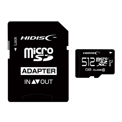  суммировать выгода HIDISC microSDXC карта 512GB A2, V30, CLASS10 UHS-1 Speed Class3 соответствует SD изменение адаптор есть .HDMCSDX512GCL10UIJP3 x [2 шт ] /l