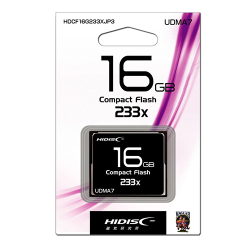 HIDISC CFカード 16GB 233x Read35MB/s MLCチップ搭載 HDCF16G233XJP3 /l_画像2