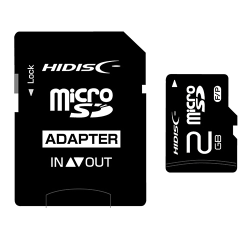  суммировать выгода HIDISC microSD карта памяти 2GB HDMCSD2GCLJP3 x [2 шт ] /l