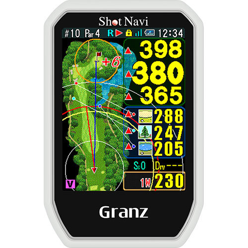 ショットナビ ゴルフ用GPSナビ Granz ホワイト GranzWH /l_画像1