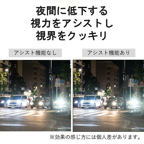  Tokai optics night. driving * walking * Drive .! night exclusive use glasses [ Night glass ] BK black Makuake eyes . ratio 1710% achievement NG92185BK /l