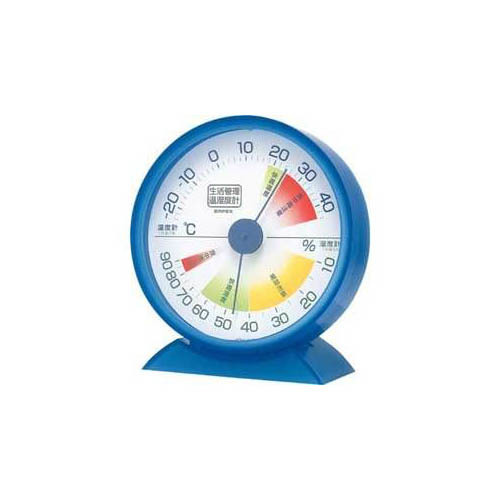 まとめ得 EMPEX 生活管理 温度・湿度計 卓上用 TM-2426 クリアブルー x [2個] /l_画像1