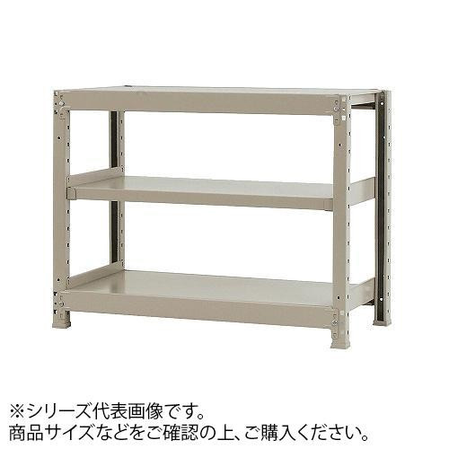 軽中量ラック　耐荷重200kgタイプ　単体　間口900×奥行300×高さ900mm　3段　アイボリー /a_画像1