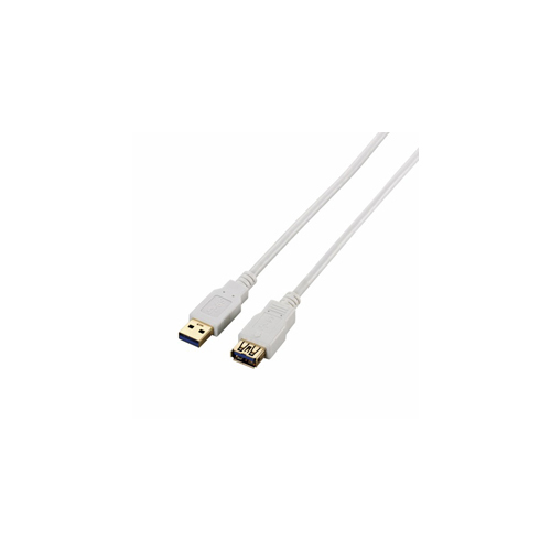 まとめ得 エレコム　USB3.0延長ケーブル(A-A)　USB3-E20WH x [2個] /l_画像1