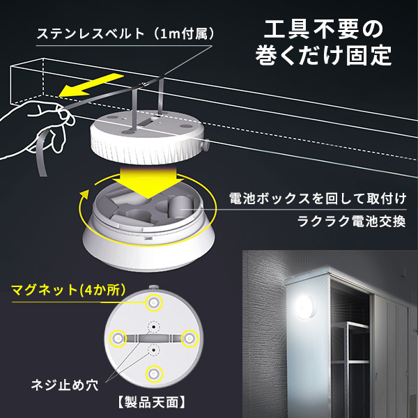 屋外用センサーシーリングライト /z_画像7