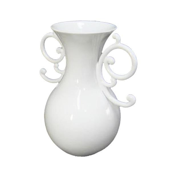 かわ畑 個性的で上品なデザイン 花瓶 フラワーベース ホワイト 1212USC012 /a_画像1