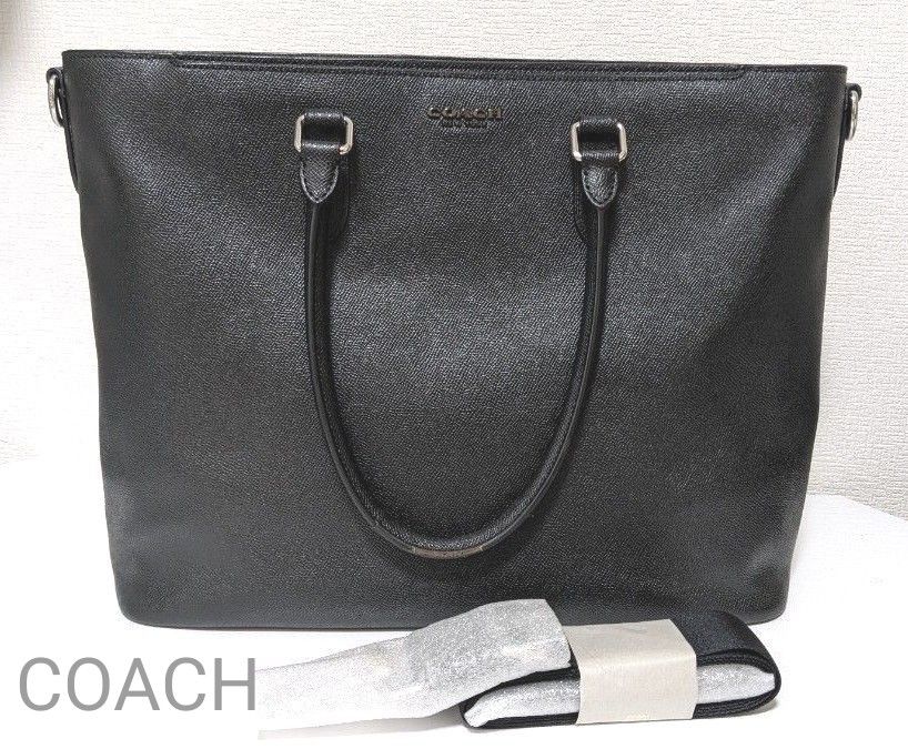 COACH コーチ ベケット C2842 ビジネスバッグ ブラック トートバッグ ショルダーバッグ　中古