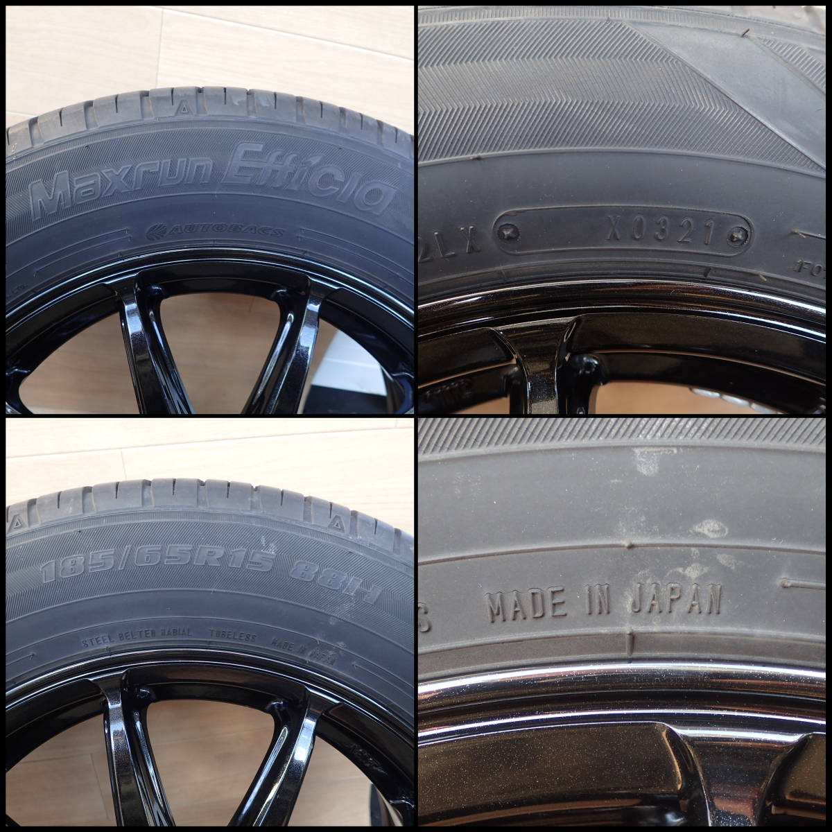 G-SPEED　15インチ　四本セット　２１年製　185/65R15　　RPI WT-005_画像6