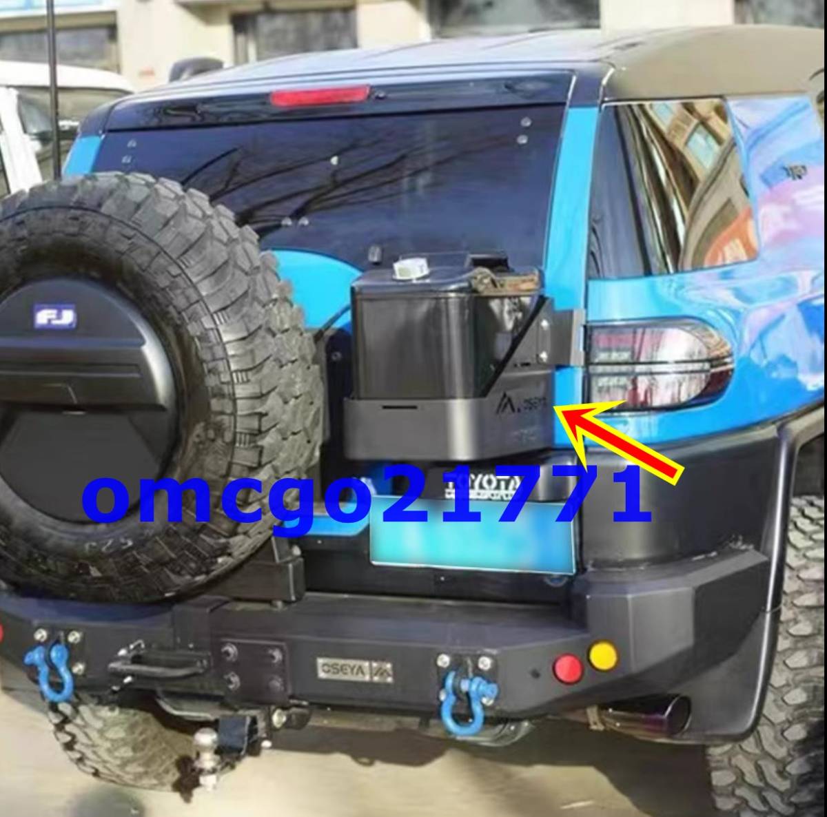  новый товар Toyota FJ Cruiser GSJ15W type правая сторона aluminium сплав багажник tail торцевая дверь масло барабан держатель подвешивание топливный бак фиксация держатель 