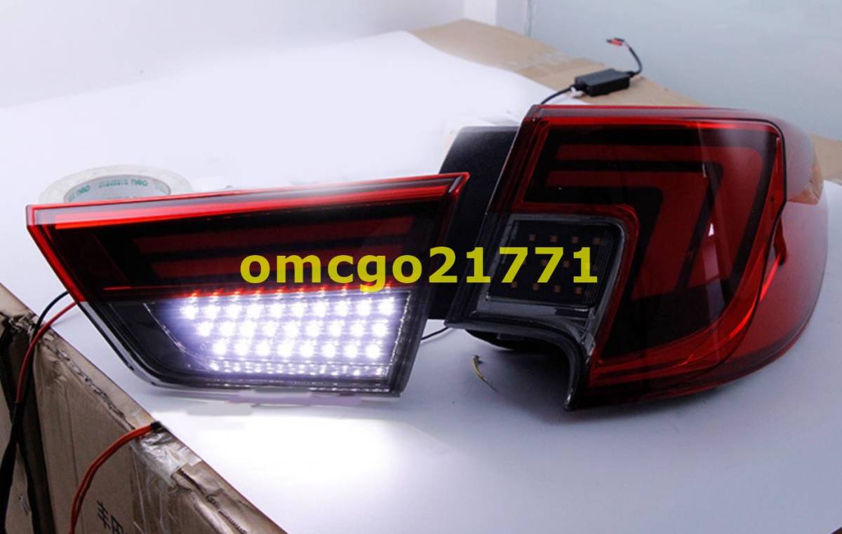 トヨタ マークX GRX 130系 MARK X 後期 LED テールランプ スモーク/レッド 2色選択可_画像4