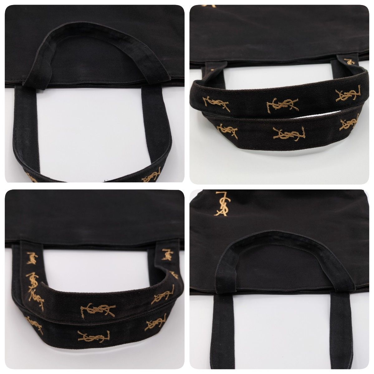 Yves Saint Laurent YSL イブサンローラン トートバッグ ブラック 美品