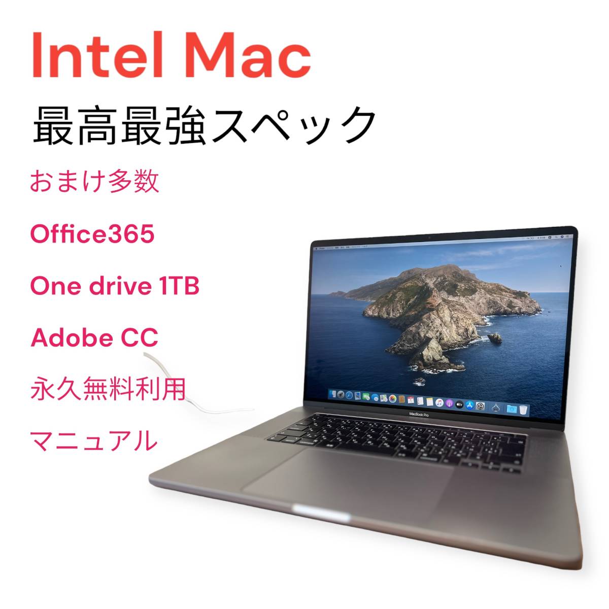 超お買い得♪安心の１年保証!!Apple MacBook Pro 16インチ Corei9:2.3GHz 1TB スペースグレイ MVVK2J/A (Late 2019)おまけ多数_画像1