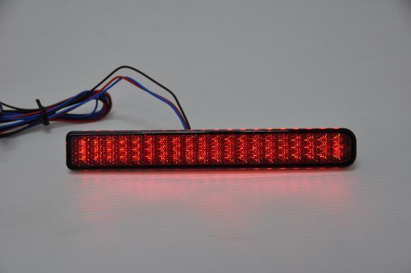 ネコポス発送 LED120発! MK32S MK42S スペーシア LED リアバンパーリフレクター スモーク_画像3