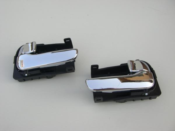 S14系 シルビア インサイド ドアハンドル 純正交換式 メッキノブ仕様 インナーハンドル 左右_画像2