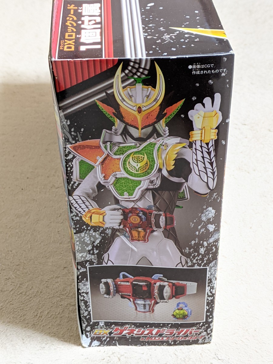 【即決・新品・送料無料】 DX ゲネシスドライバー ＆ メロンエナジーロックシード 仮面ライダー鎧武 変身ベルト 斬月・真 BANDAI_画像4