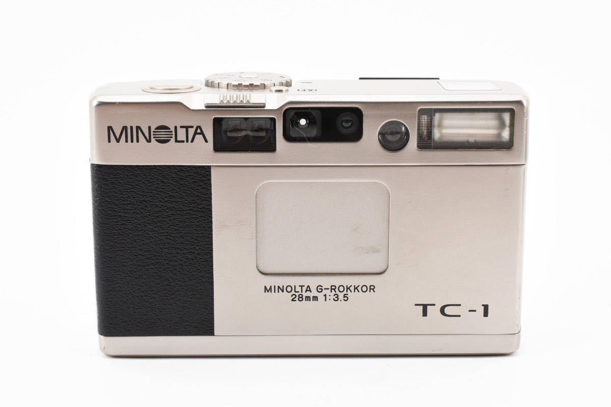 Minolta TC-1 G-Rokkor 28mm F3.5 ミノルタ コンパクトフィルムカメラ チタンボディ 【現状品】 #1026_画像3