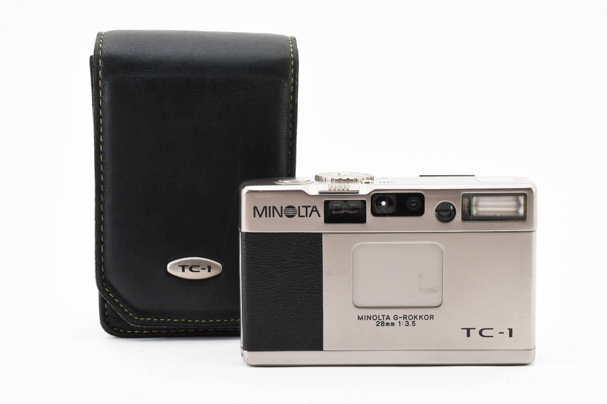 Minolta TC-1 G-Rokkor 28mm F3.5 ミノルタ コンパクトフィルムカメラ チタンボディ 【現状品】 #1026_画像1