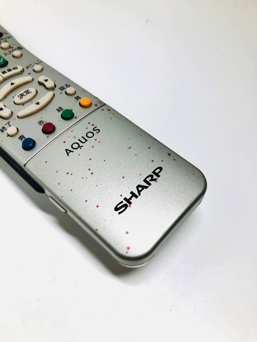 ■SHARP(シャープ)■ AQUOS テレビ リモコン ≪GA661WJSA≫ 除菌済みです_画像4