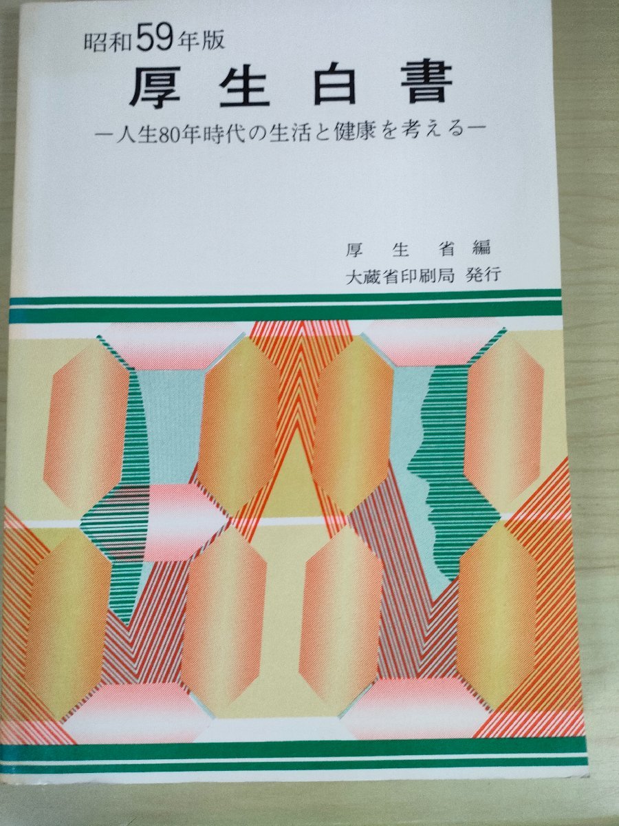 厚生白書 人生80年時代の生活と健康を考える 1984 初版第1刷/ライフサイクル/生涯設計を支える社会保障/生命倫理問題/医療の供給/B3226145_画像1