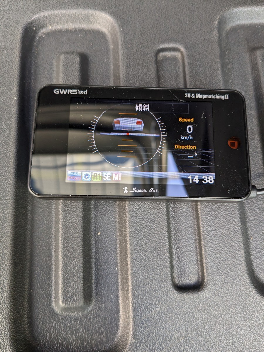 ユピテル YUPITERU GWR51SD GPSレーダー探知機 レーダー　レーダー探知機 GPS obd2 スーパーキャット　gpsレーダー探知機　_画像5