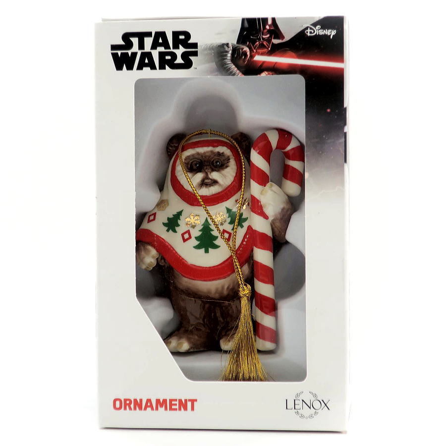  Disney Ewok Star * War zLENOX орнамент (2023) [Ewok Ornament] LENOX фирма 2023 год новый товар 