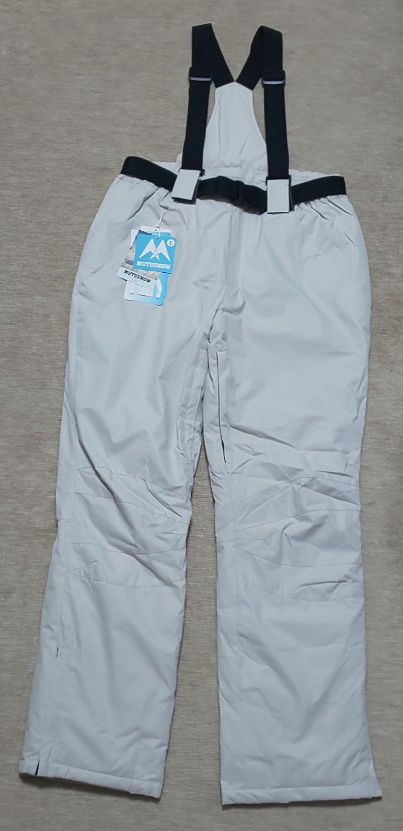 【新品・未使用・タグ付き】スキーウェア スノボウェア パンツ メンズ サイズL ホワイト 白