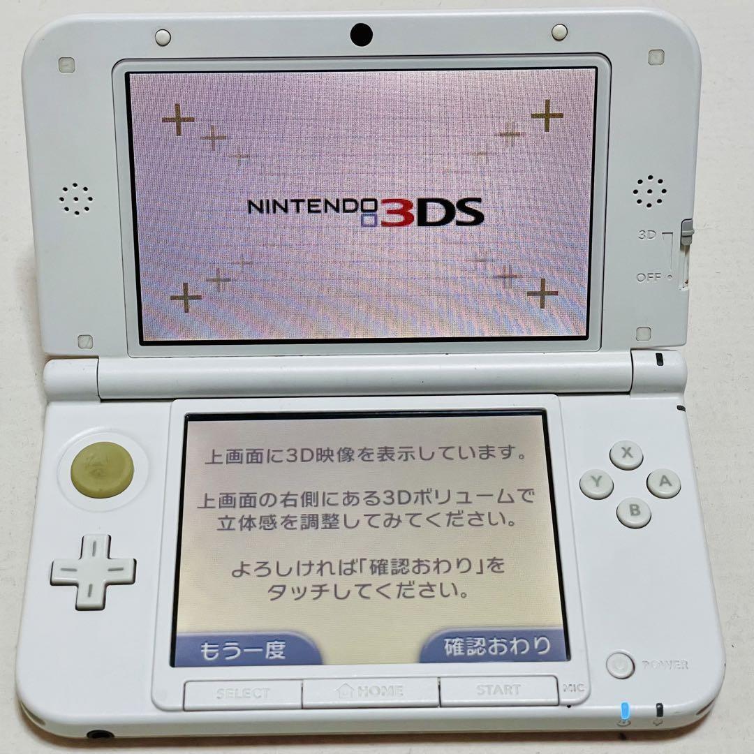 【中古】ニンテンドー 3DS LL ピンク×ホワイト 動作確認済 4GB 任天堂 Nintendo 030