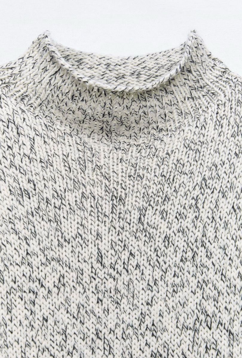 ZARA ザラ ロング丈ニットワンピース マキシ タートルネック ZARA ザラ ロング丈ニットワンピース マキシ タートルネック