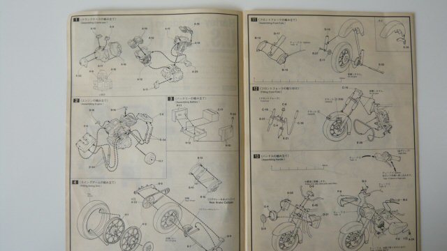 Harley-Davidson U★S★ARMY 1980 FLH　1/12 プラモデル_画像2