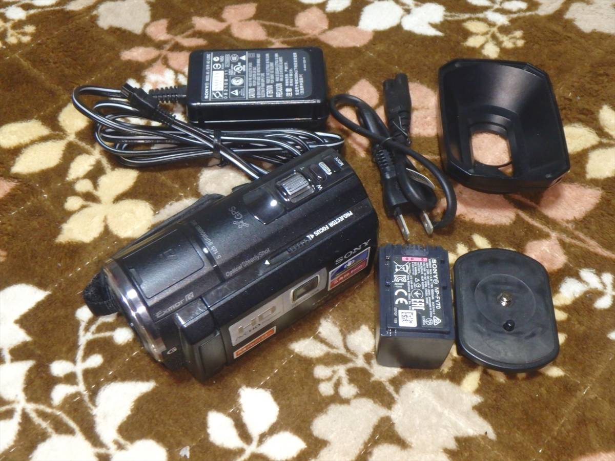 送料無料 SONY プロジェクタ内蔵 HDビデオカメラ HDR-PJ590V_画像1