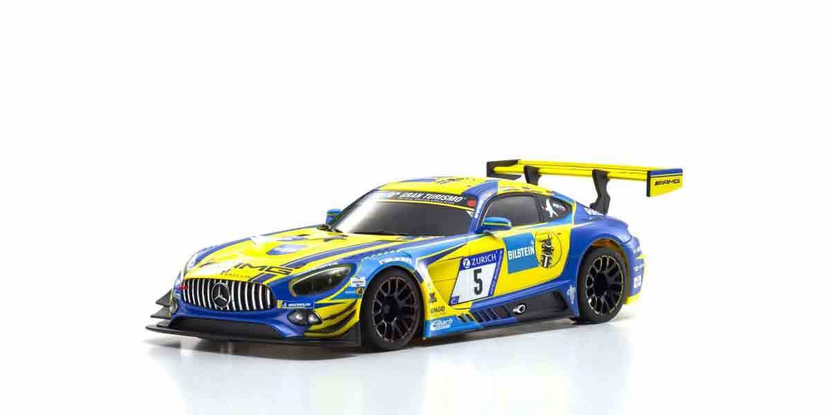 京商 ミニッツ MZP247BLY メルセデス AMG GT3 #5 青/黄の画像1