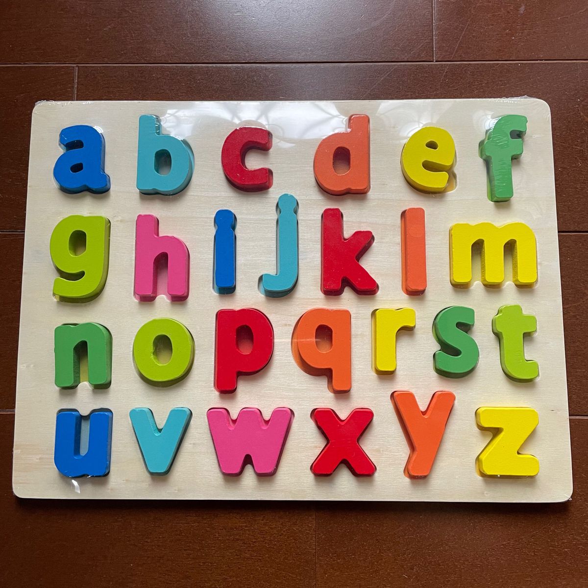 アルファベットパズル 木製 小文字 木のおもちゃ 知育玩具 モンテッソーリ 木製パズル アルファベットパズル キッズ 木 おもちゃ