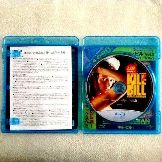 「キル・ビルBlu-ray ２作品セットVol.1＆Vol.2 USバージョン」 国内盤ブルーレイ Blu-ray