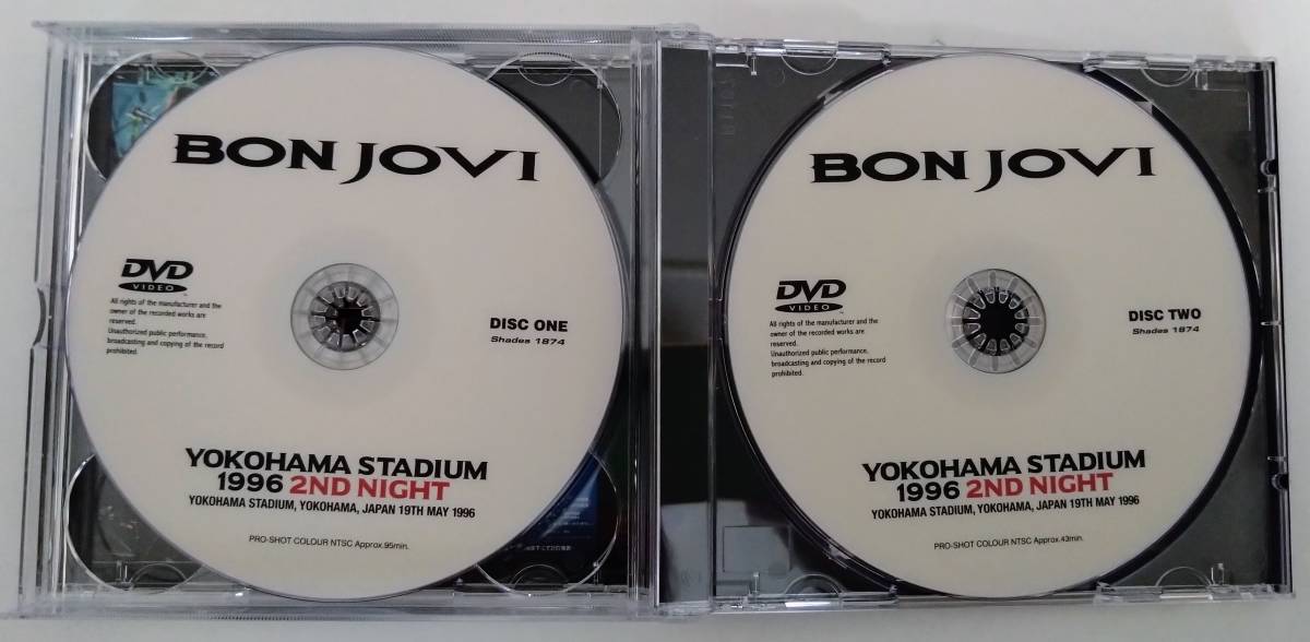 BON JOVI - 1996年5月18日・19日/横浜スタジアム公演(2CDR+2DVDR) ’96年来日初日&2日目_画像4