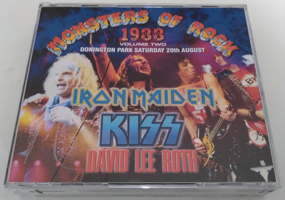 DAVID LEE ROTH/KISS/IRON MAIDEN - MONSTERS OF ROCK 1988 VOL.2(4CDR)1988年8月20日 ドニントン公演_画像1