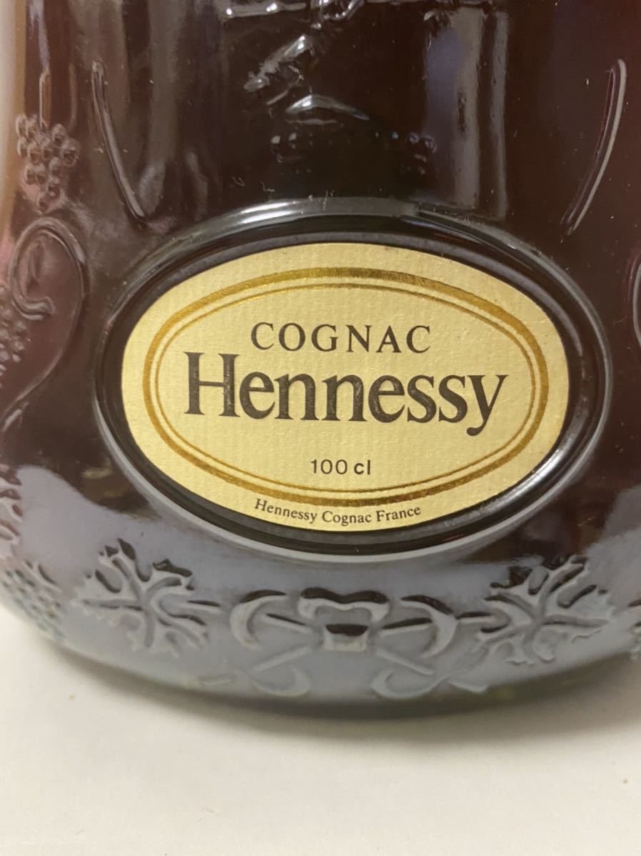 新発売 古酒 Hennessy ヘネシー XO 金キャップ クリアボトル