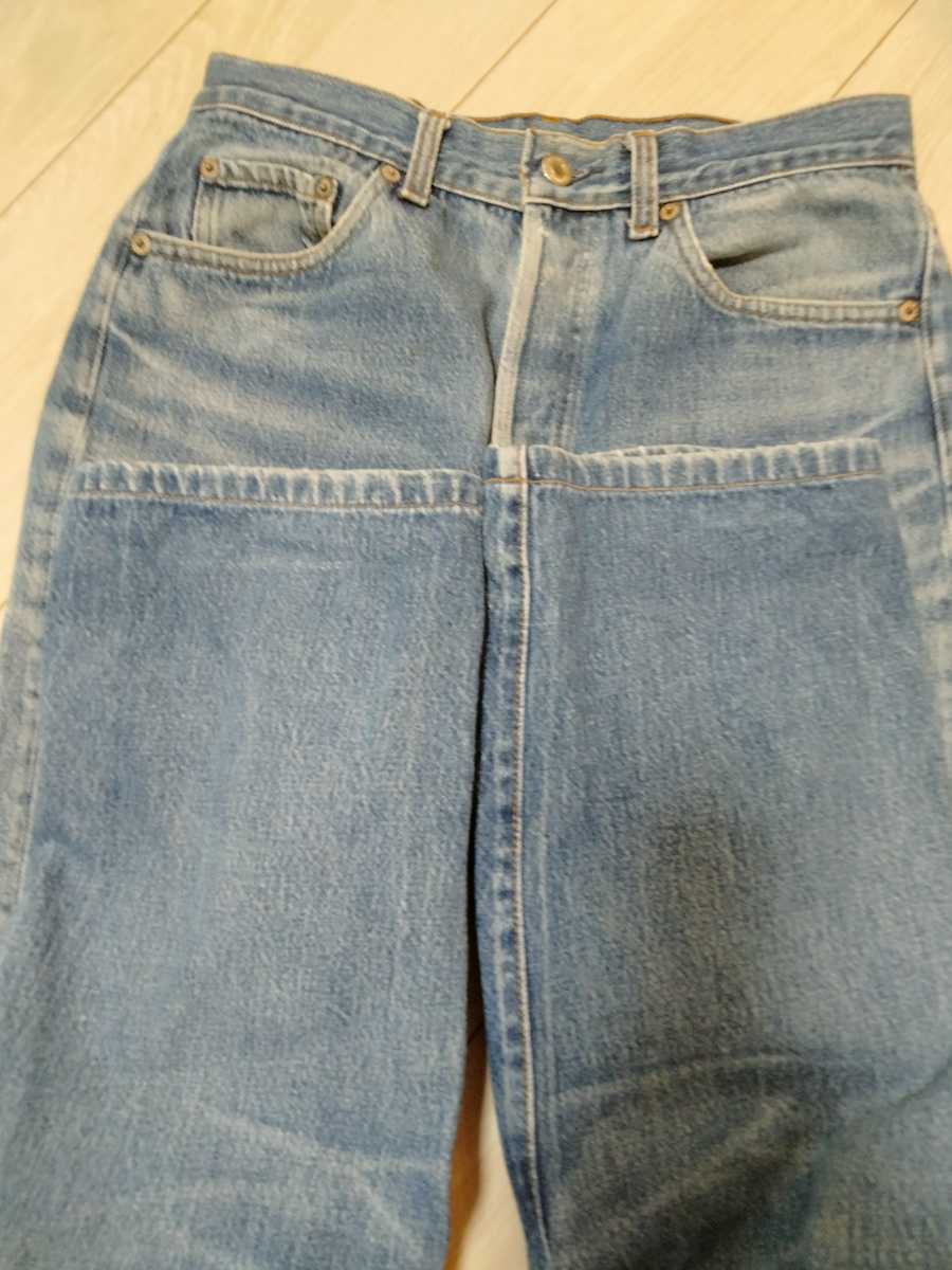 送料無料 Levi's 80s 501 W31 内股シングル バレンシア工場 ボタン裏555 赤文字 usa製 made in usa 米国製 リーバイス 80年代 アメリカ製_画像6