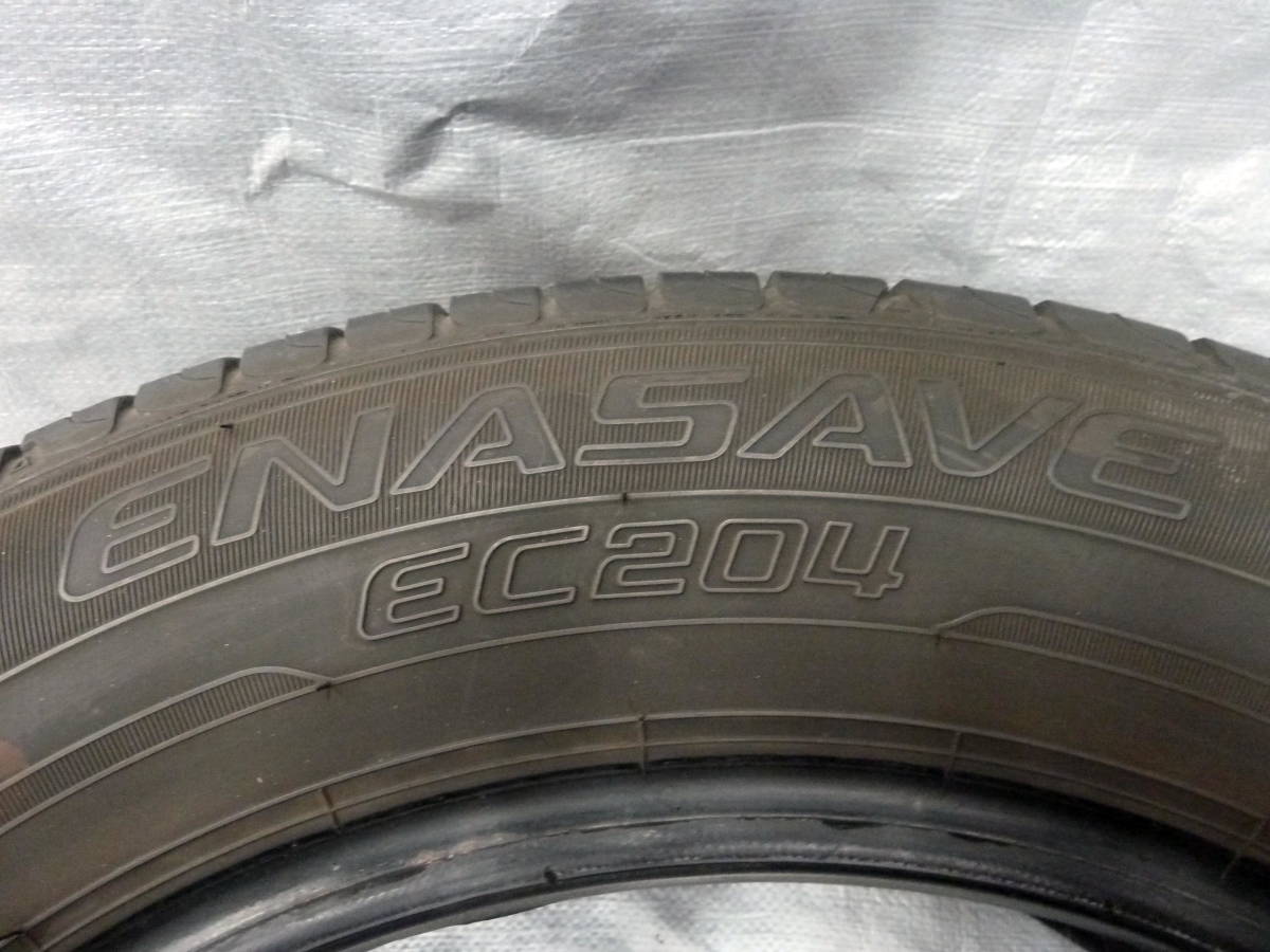 ●●2312-C2LL DUNLOP ダンロップ ENASAVE エナセーブ EC204 2021年製 175/70R14 84S 2本セット 8分山 バリ山！_画像9