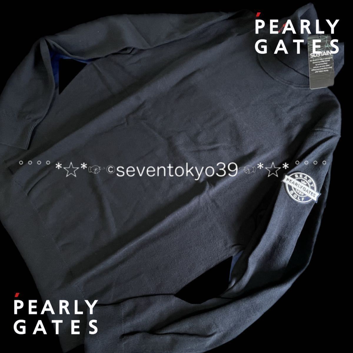 初売り 本物 新品 39758146 PEARLY GATESパーリーゲイツ/5(L) 超人気 抗菌防臭 カシミアタッチ タートルネックセーター しっとり極上の肌触_画像3