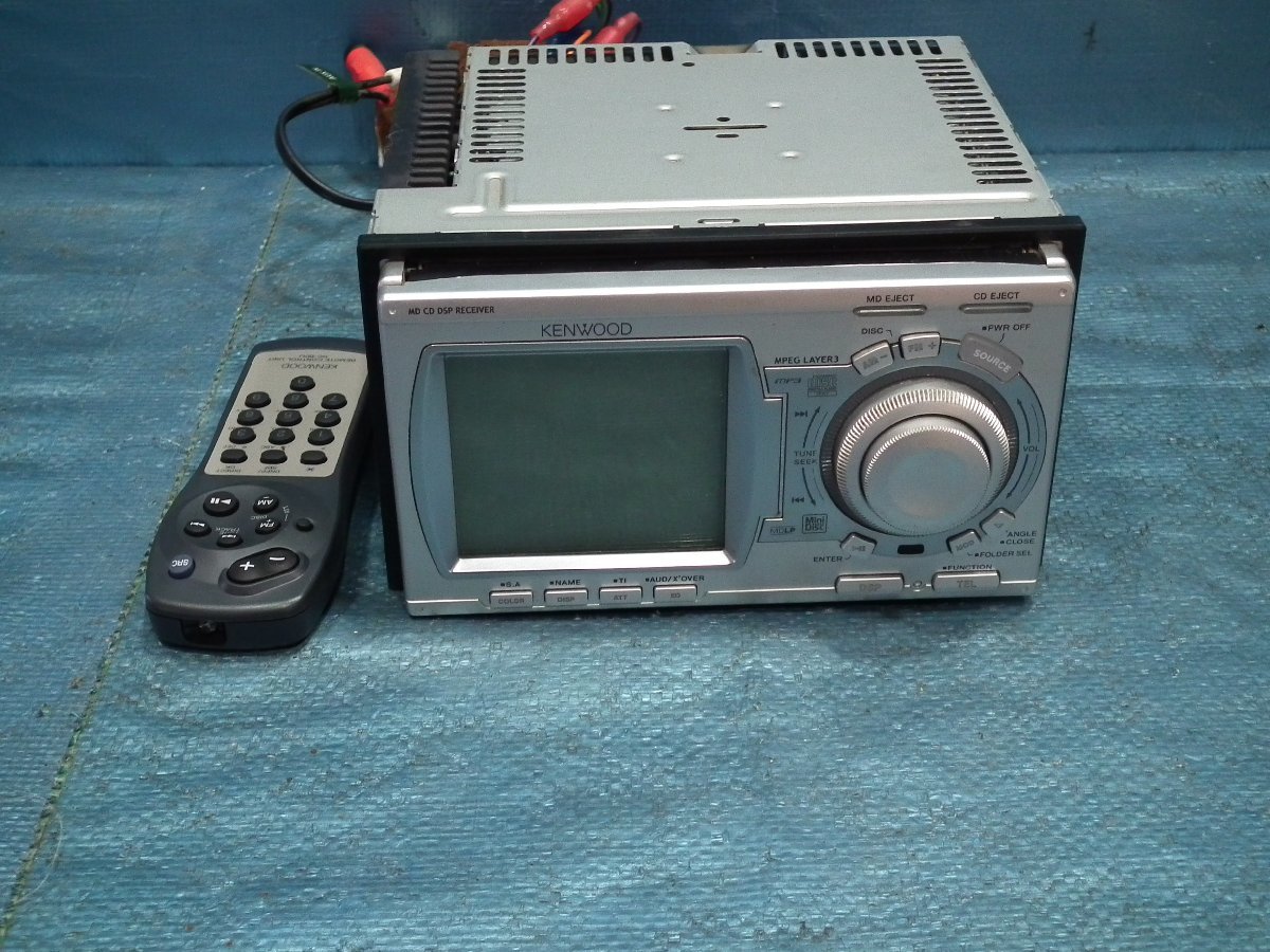 KENWOOD ケンウッド DPX-7021MPI CD MDデッキ２DIN　リモコン付_画像1