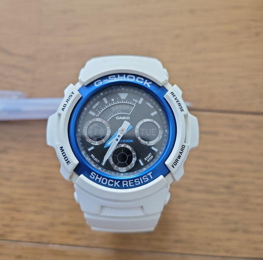 G-SHOCK AW591 レア 人気 白 ホワイト CASIO カシオ ジーショック 腕時計 アナデジ _画像1